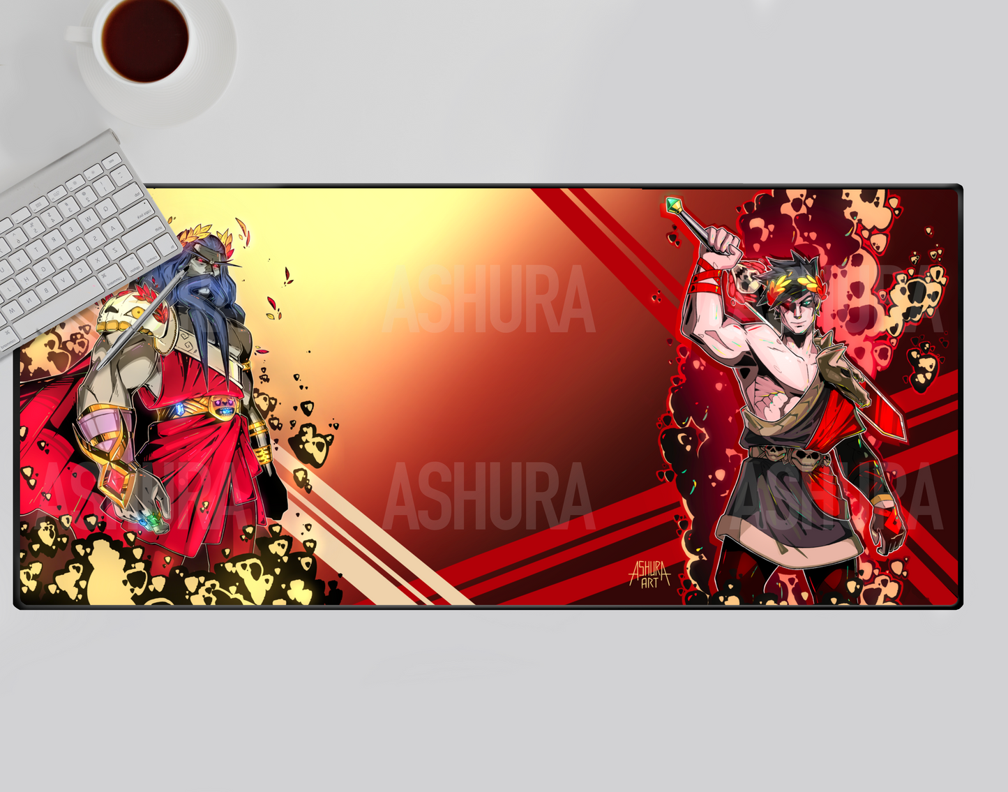 Gamemat / XL-Mousepad "Hades & Zagreus"