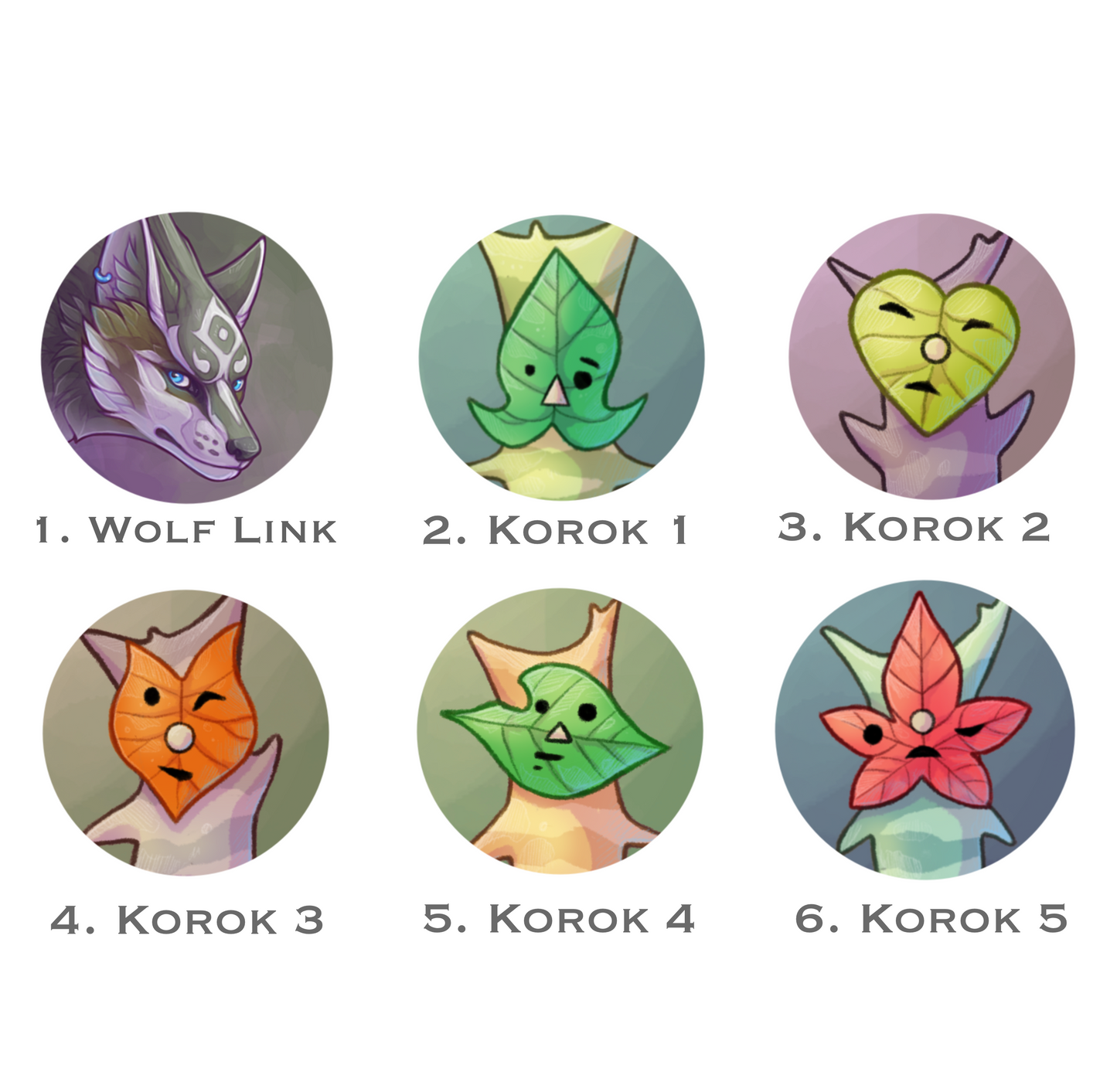 Zelda Buttons