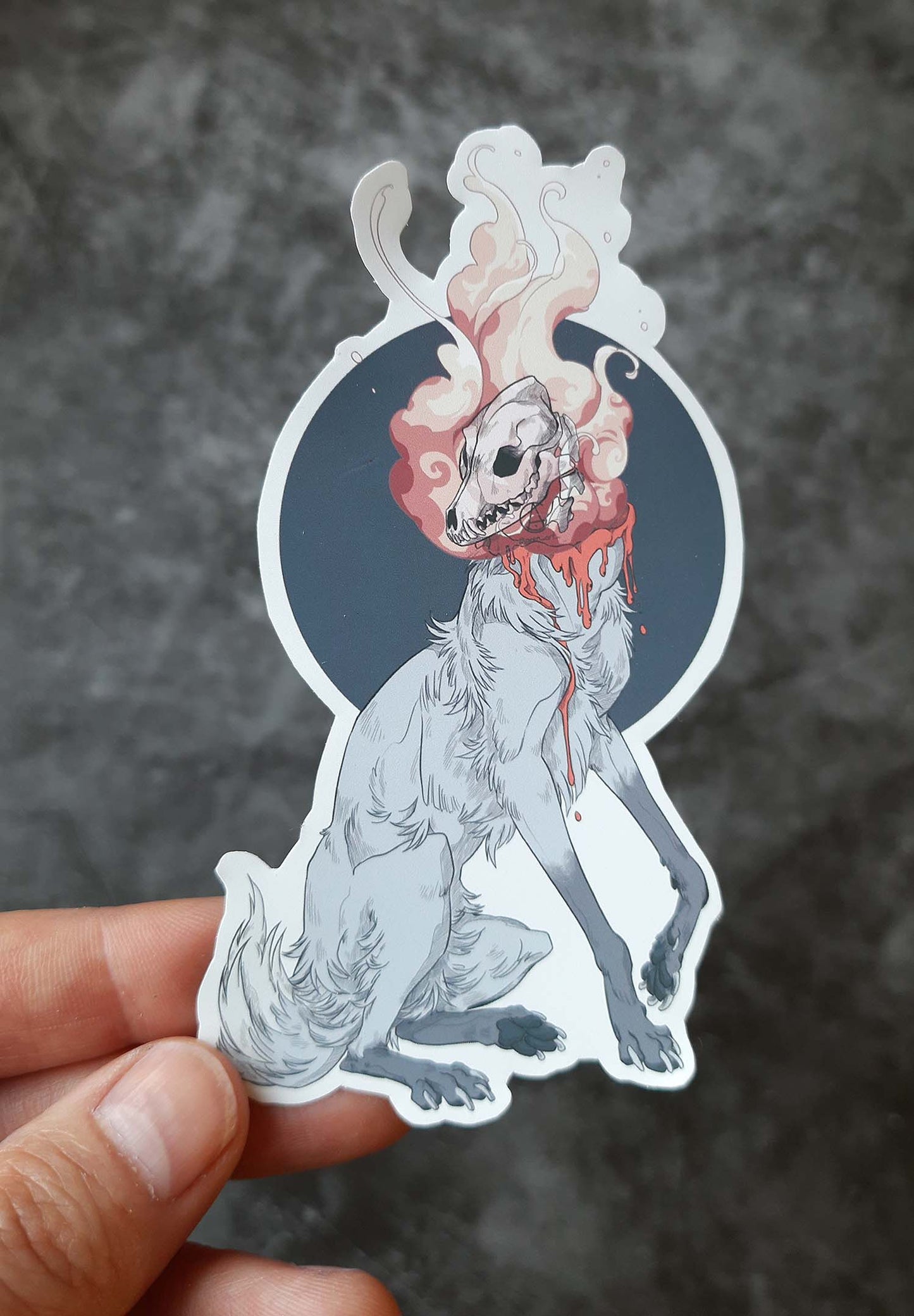 Sticker "Candle" von Gren Art