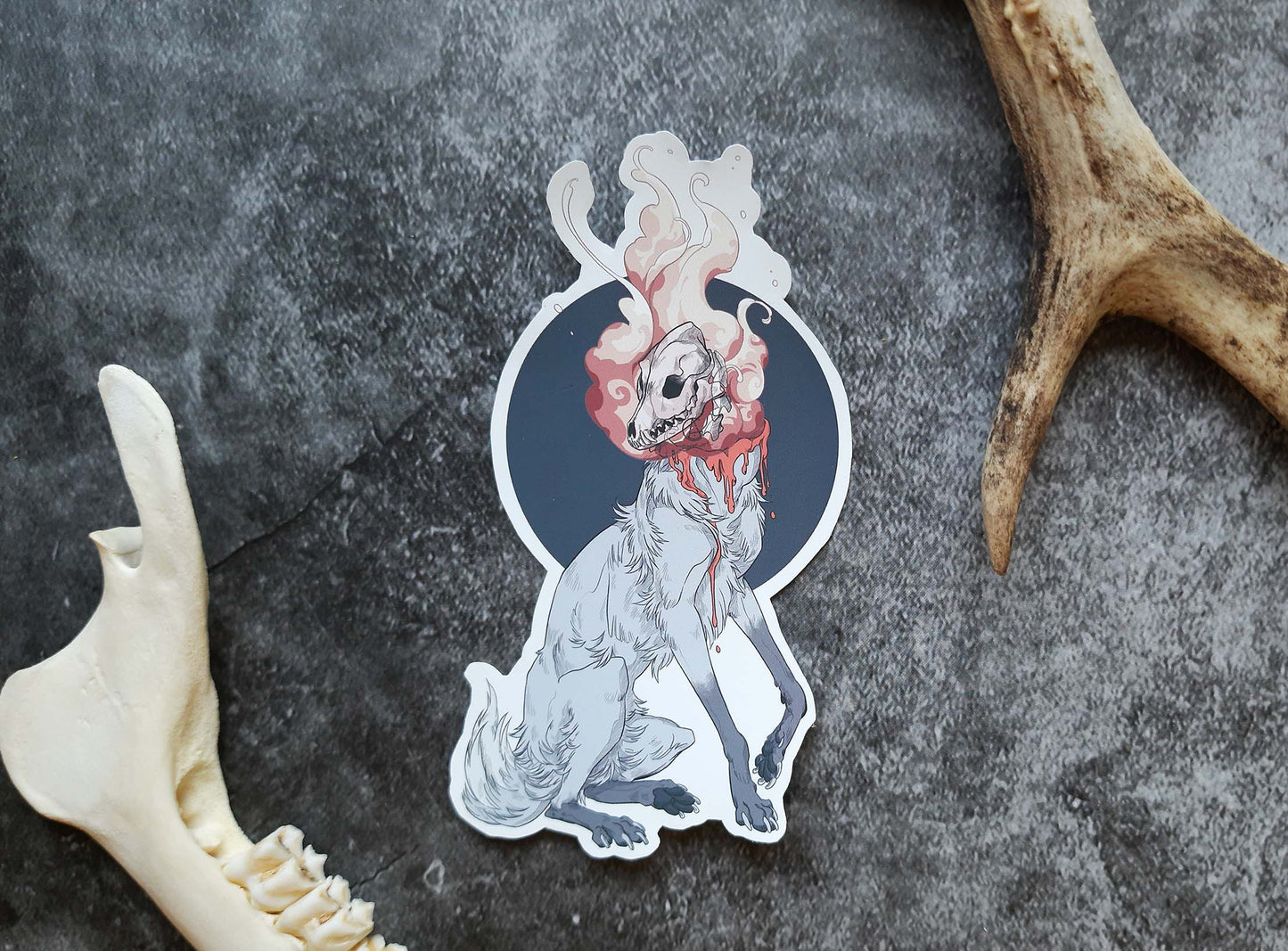 Sticker "Candle" von Gren Art