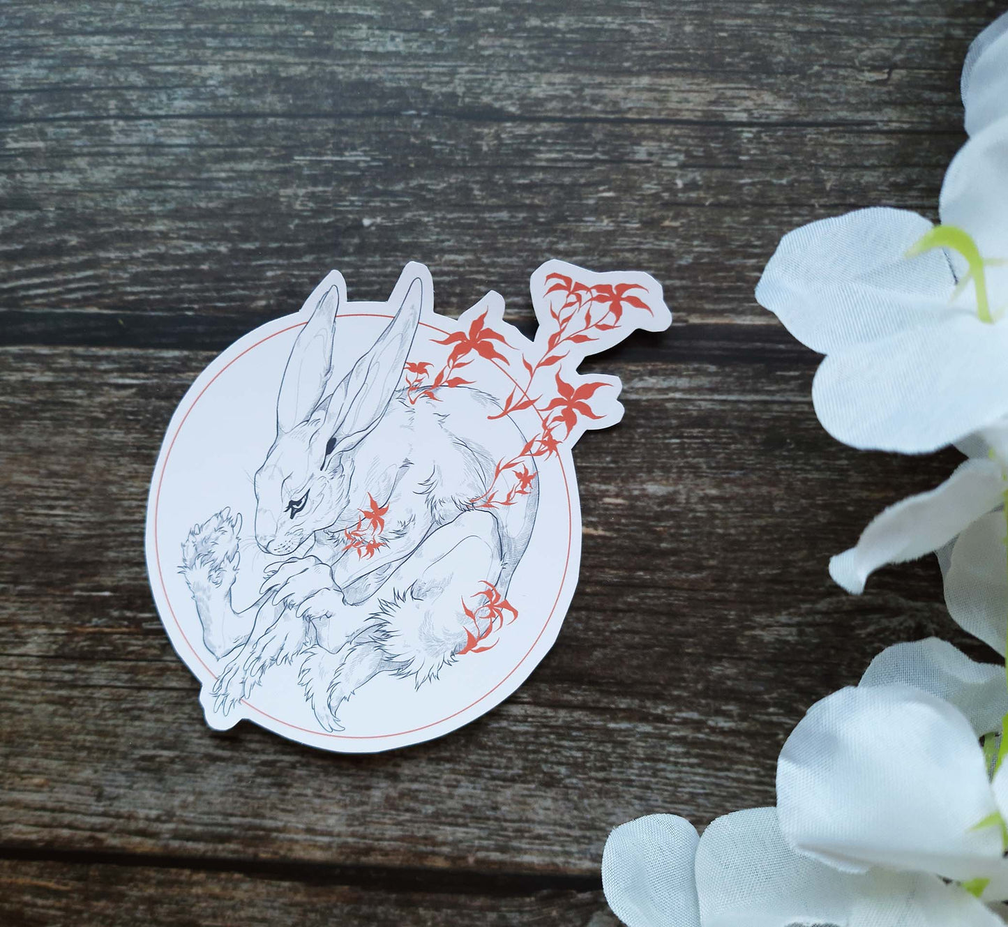 Sticker "Death to life" von Gren Art