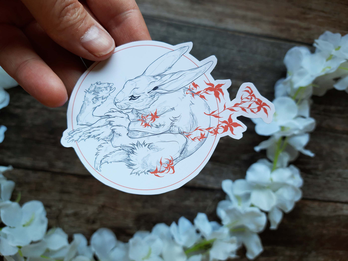 Sticker "Death to life" von Gren Art