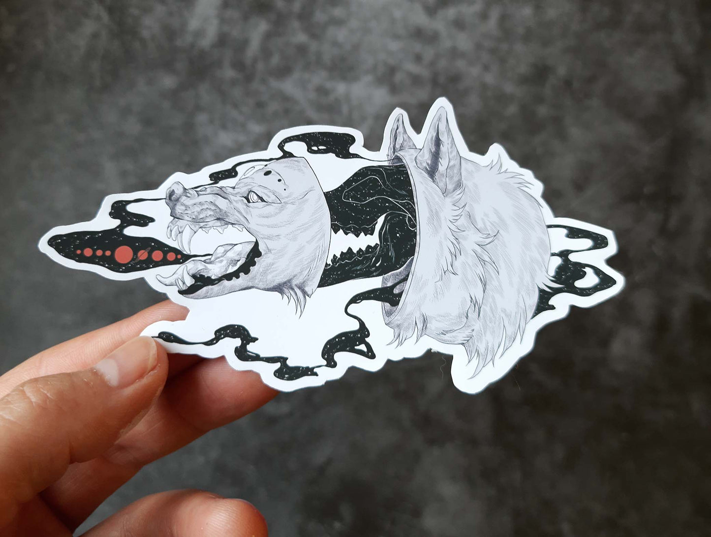 Sticker "Devourer" von Gren Art