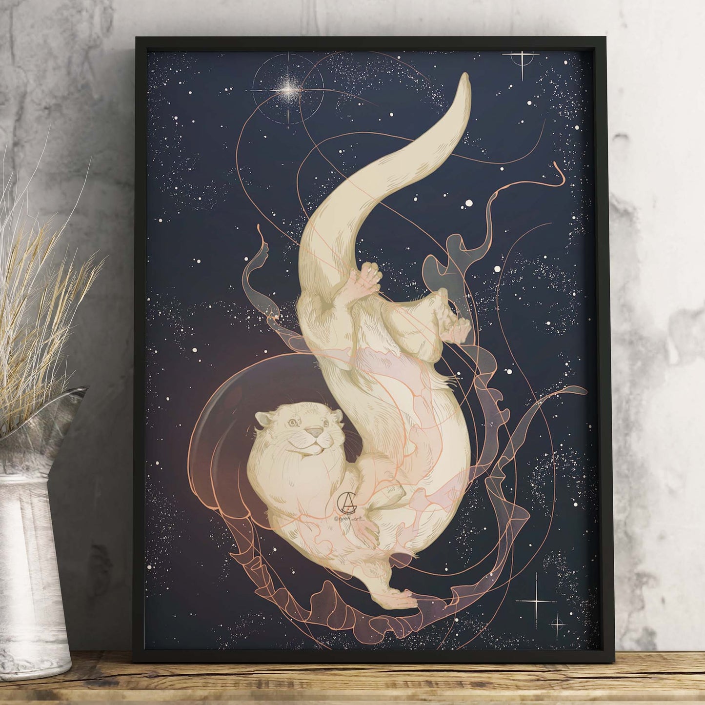 Art print "Otter" by Gren Art