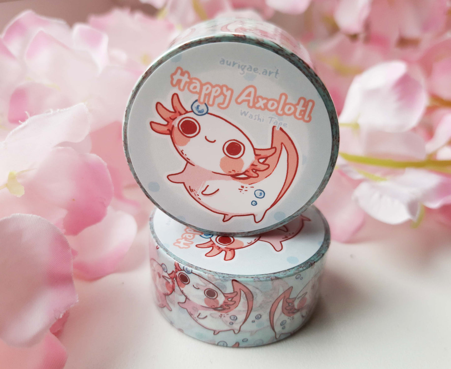 Happy Axolotl Washi Tape
