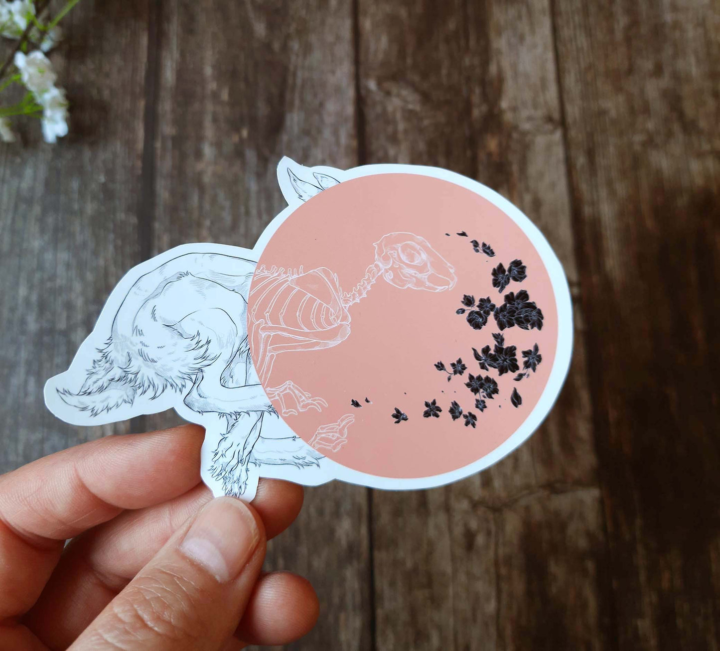 Sticker "When we end" von Gren Art