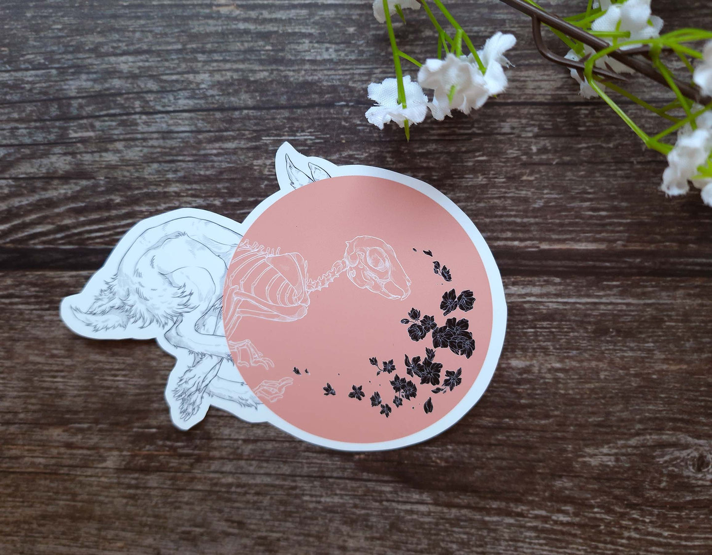 Sticker "When we end" von Gren Art