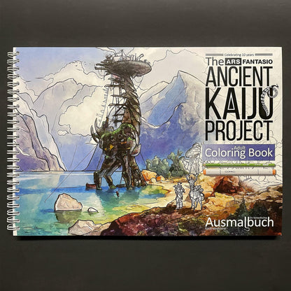 Ausmalbuch "Ancient Kaiju Project"