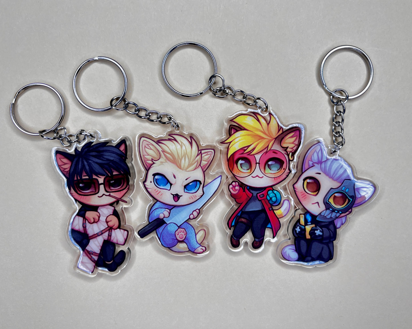 Keychain "Trigun Kitties"