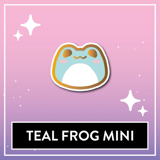 Pin "Mini Teal Frog"