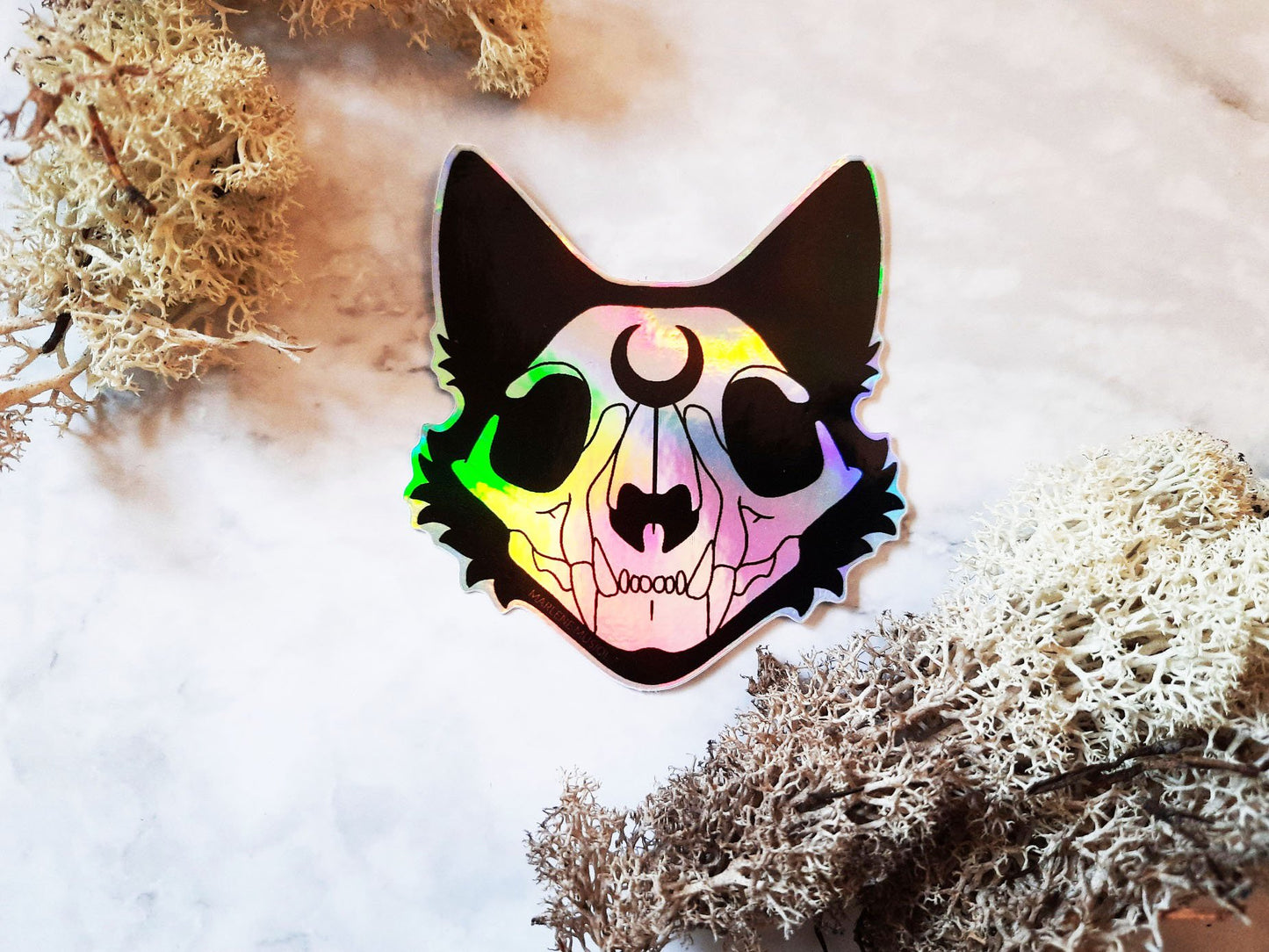 Holo- Sticker "Dead Cat"