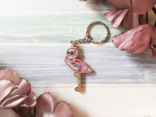 Schlüsselanhänger "Flamingo"