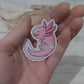 Sticker "Axolotl" mit holographischem Effekt