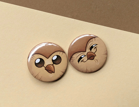 Hooty buttons