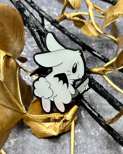 "Stabby Boonny" pin by Myuna Art