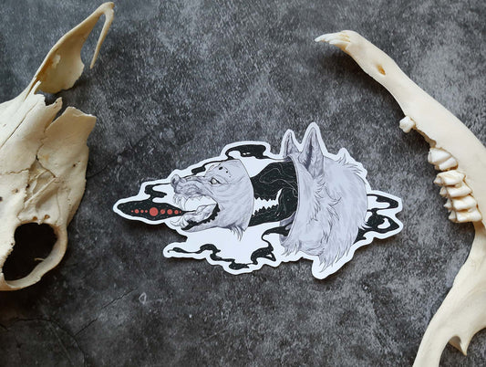Sticker "Devourer" von Gren Art