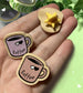 Coffee Wooden Pin