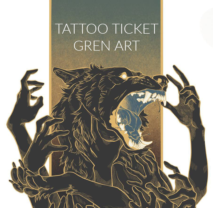 Tattoo Ticket Gren Art