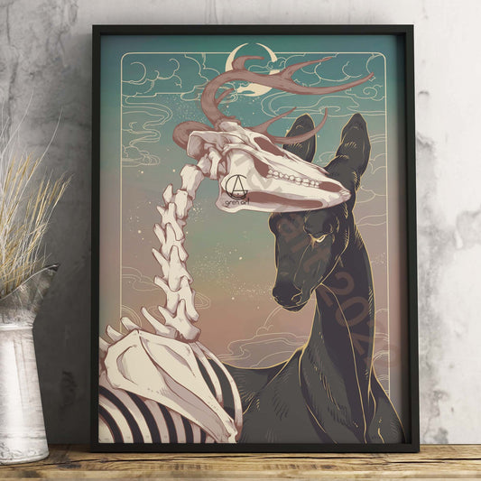 Art print "Grief Deer"