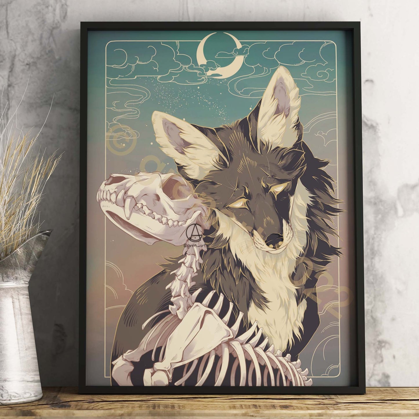 Kunstdruck "Grief Fox" von Gren Art