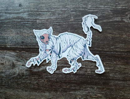 Sticker "Mummy Cat" by Gren Art
