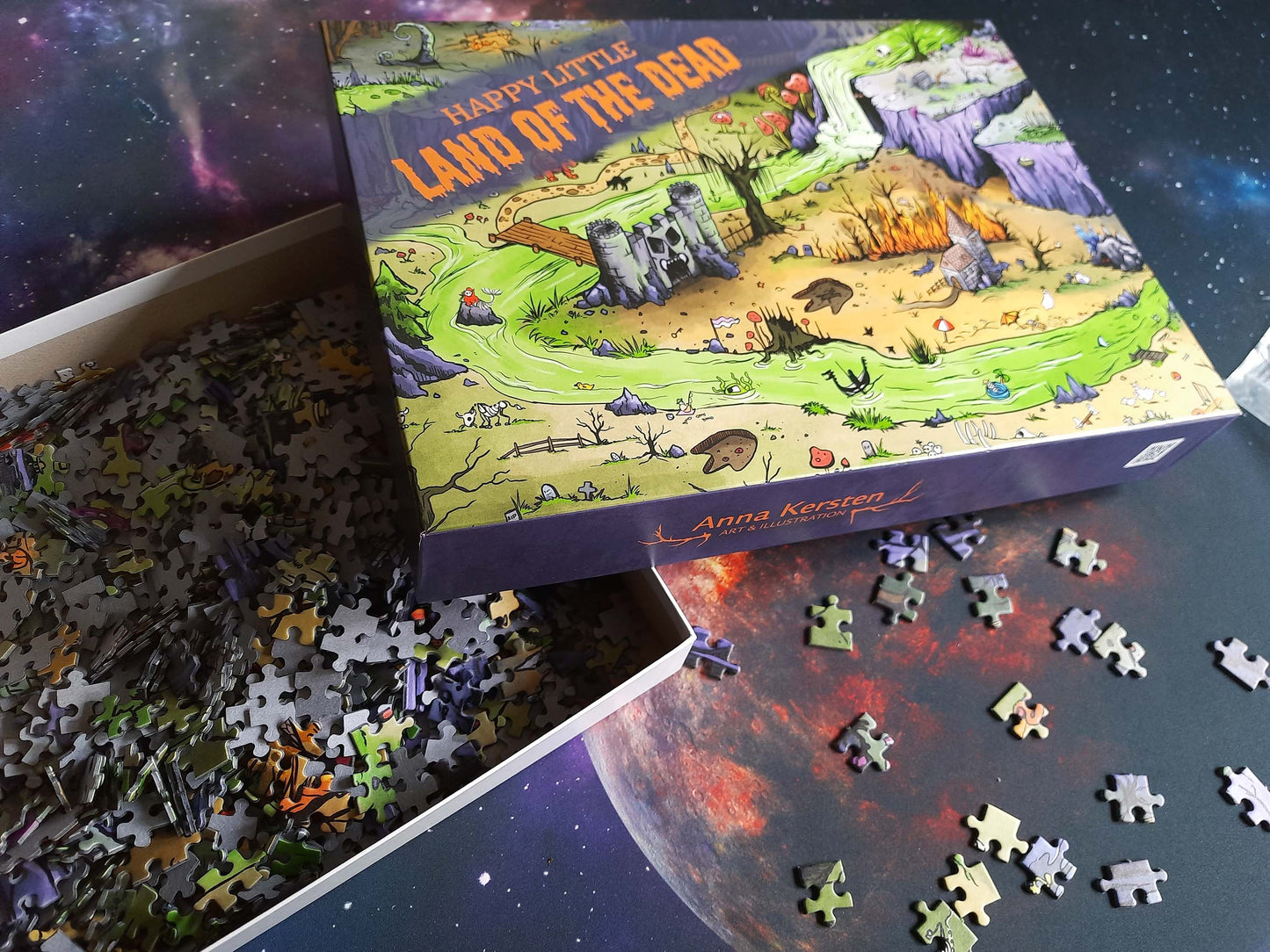 Puzzle 1000 pieces "Happy little Land of the Dead"