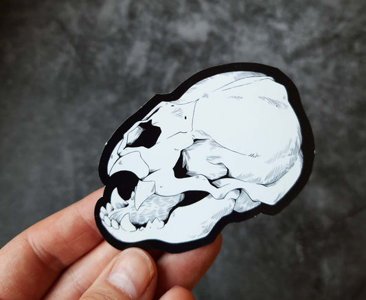 Sticker "Skull" von Gren Art