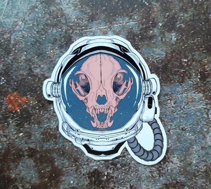 Sticker "Space Cat" von Gren Art